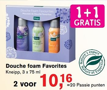 Promoties Douche foam favorites kneipp - Kneipp - Geldig van 13/11/2017 tot 05/12/2017 bij Holland & Barret