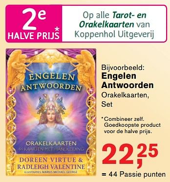 Promoties Engelen antwoorden orakelkaarten, set - Huismerk - Holland & Barrett - Geldig van 13/11/2017 tot 05/12/2017 bij Holland & Barret