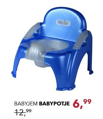 Promoties Babyjem babypotje - BabyJem - Geldig van 19/11/2017 tot 16/12/2017 bij Baby & Tiener Megastore