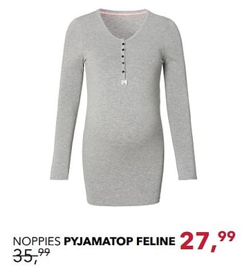Promoties Noppies pyjamatop feline - Noppies - Geldig van 19/11/2017 tot 16/12/2017 bij Baby & Tiener Megastore