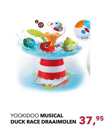 Promoties Yookidoo musical duck race draaimolen - Yookidoo - Geldig van 19/11/2017 tot 16/12/2017 bij Baby & Tiener Megastore