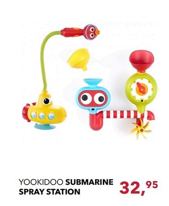 Promoties Yookidoo submarine spray station - Yookidoo - Geldig van 19/11/2017 tot 16/12/2017 bij Baby & Tiener Megastore