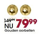 Promoties Gouden oorbellen - Huismerk - Lucardi - Geldig van 15/11/2017 tot 05/12/2017 bij Lucardi