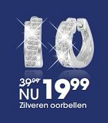 Promoties Zilveren oorbellen - Huismerk - Lucardi - Geldig van 15/11/2017 tot 05/12/2017 bij Lucardi