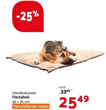 Promoties Hondenkussen flectabed - Huismerk - Tom & Co - Geldig van 16/11/2017 tot 29/11/2017 bij Tom&Co