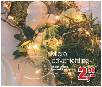 Promoties Microledverlichting - Huismerk - Paradisio - Geldig van 16/11/2017 tot 17/12/2017 bij Paradisio