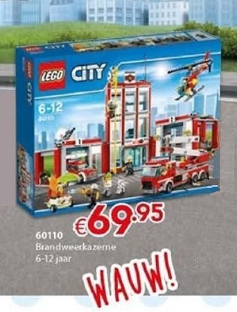 Promoties Brandweerkazerne 60110 - Lego - Geldig van 06/11/2017 tot 07/12/2017 bij Happyland