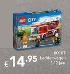 Promoties Ladderwagen 60107 - Lego - Geldig van 06/11/2017 tot 07/12/2017 bij Happyland