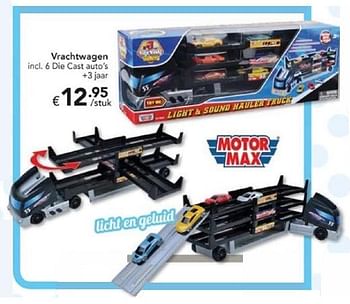 Promotions Vrachtwagen - Motor Max - Valide de 06/11/2017 à 07/12/2017 chez Happyland