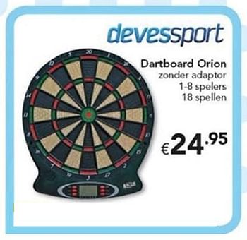 Promoties Dartboard orion - De Ves Sport - Geldig van 06/11/2017 tot 07/12/2017 bij Happyland