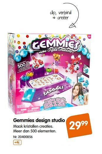 Promotions Gemmies design studio - Gemmies - Valide de 17/11/2017 à 06/12/2017 chez Fun