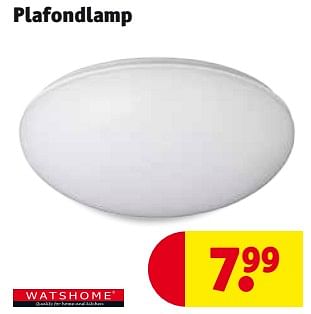 Promoties Plafondlamp - Watshome - Geldig van 21/11/2017 tot 26/11/2017 bij Kruidvat