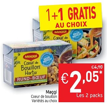 Promotions Maggi coeur de bouillon - MAGGI - Valide de 21/11/2017 à 26/11/2017 chez Intermarche