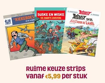 Promoties Ruime keuze strips - Huismerk - Fun - Geldig van 17/11/2017 tot 06/12/2017 bij Fun