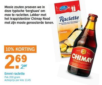 Promoties Emmi raclette - Emmi - Geldig van 20/11/2017 tot 26/11/2017 bij Albert Heijn