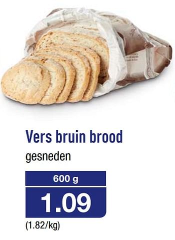 Promoties Vers bruin brood - Huismerk - Aldi - Geldig van 22/11/2017 tot 28/11/2017 bij Aldi