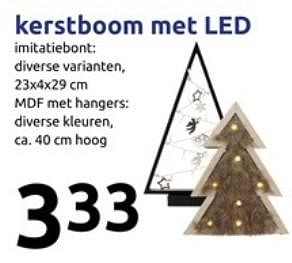 Promoties Kerstboom met led - Huismerk - Action - Geldig van 22/11/2017 tot 28/11/2017 bij Action