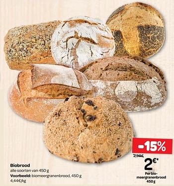 Promoties Biobrood - Huismerk - Carrefour  - Geldig van 22/11/2017 tot 04/12/2017 bij Carrefour