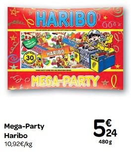 Promoties Mega-party haribo - Haribo - Geldig van 22/11/2017 tot 04/12/2017 bij Carrefour