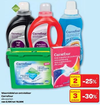 Promoties Wasmiddel en ontvlekker carrefour - Huismerk - Carrefour  - Geldig van 22/11/2017 tot 04/12/2017 bij Carrefour
