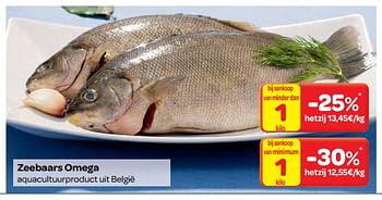 Promoties Zeebaars omega - Huismerk - Carrefour  - Geldig van 22/11/2017 tot 27/11/2017 bij Carrefour
