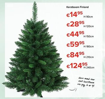 Promoties Kerstboom finland 2 - Huismerk - Euroshop - Geldig van 24/11/2017 tot 31/12/2017 bij Euro Shop