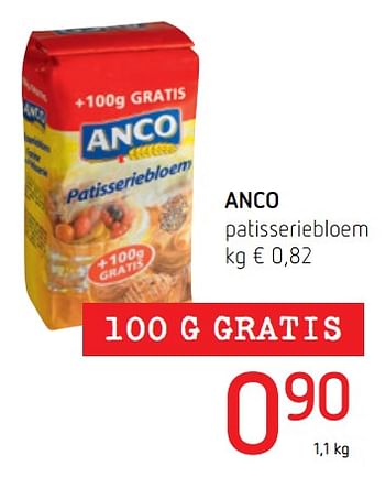 Promoties Anco patisseriebloem - Anco - Geldig van 30/11/2017 tot 13/12/2017 bij Spar (Colruytgroup)