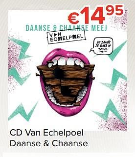 Promotions Cd van echelpoel daanse + chaanse - Produit Maison - Euroshop - Valide de 24/11/2017 à 31/12/2017 chez Euro Shop
