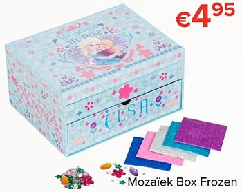 Promoties Mozaiek box frozen - Huismerk - Euroshop - Geldig van 24/11/2017 tot 31/12/2017 bij Euro Shop