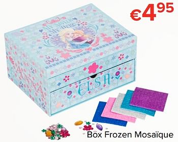 Promoties Box frozen mosaique - Huismerk - Euroshop - Geldig van 24/11/2017 tot 31/12/2017 bij Euro Shop