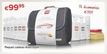 Promotions Paquet cadeau auto glym - Produit Maison - Euroshop - Valide de 24/11/2017 à 31/12/2017 chez Euro Shop