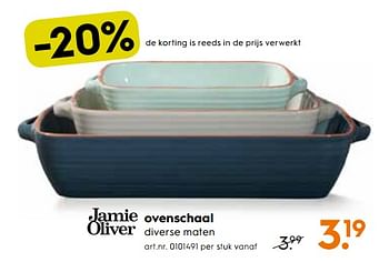 Generator transactie Vermindering Jamie Oliver Jamie oliver ovenschaal - Promotie bij Blokker