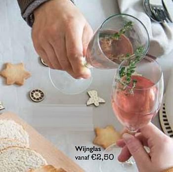 Promotions Wijnglas - Produit Maison - Dille & Kamille - Valide de 01/11/2017 à 31/03/2018 chez Dille & Kamille