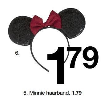 Promoties Minnie haarband - Huismerk - Zeeman  - Geldig van 25/11/2017 tot 02/12/2017 bij Zeeman