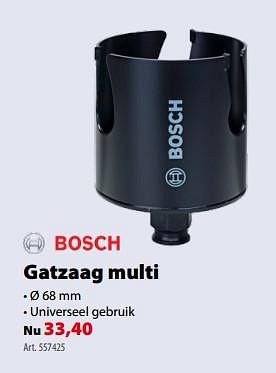 Promoties Bosch gatzaag multi - Bosch - Geldig van 29/11/2017 tot 04/12/2017 bij Gamma