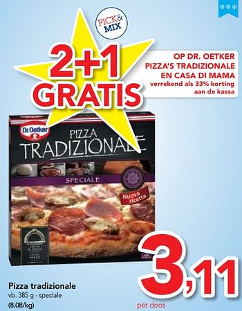 Promoties Dr. oetker pizza tradizonale - Dr. Oetker - Geldig van 29/11/2017 tot 12/12/2017 bij Makro
