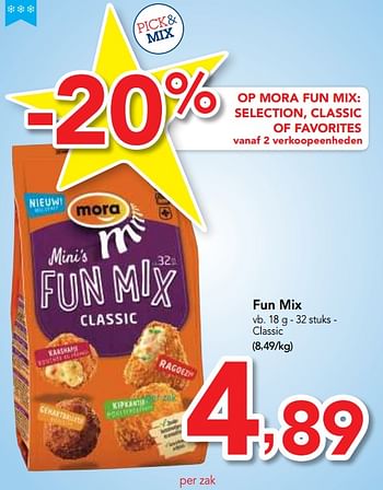 Promotions Mora fun mix, selection, classic of favorites - Mora - Valide de 29/11/2017 à 12/12/2017 chez Makro
