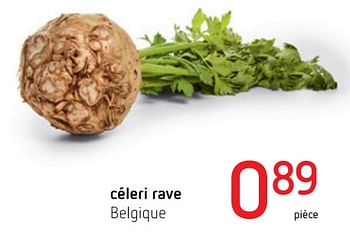 Promotions Céleri rave belgique - Produit Maison - Spar Retail - Valide de 30/11/2017 à 13/12/2017 chez Spar (Colruytgroup)
