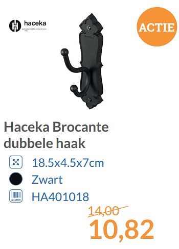 Promoties Haceka brocante dubbele haak - Haceka - Geldig van 01/12/2017 tot 31/12/2017 bij Sanitairwinkel