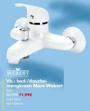 Promotions Bad--douchemengkraan mare webert - Webert - Valide de 05/12/2017 à 01/01/2018 chez BricoPlanit