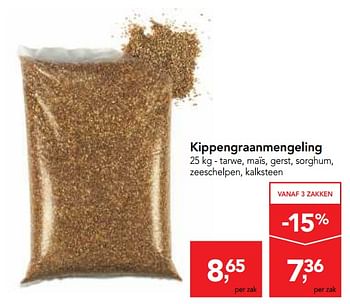 Promoties Kippengraanmengeling - Huismerk - Makro - Geldig van 29/11/2017 tot 12/12/2017 bij Makro