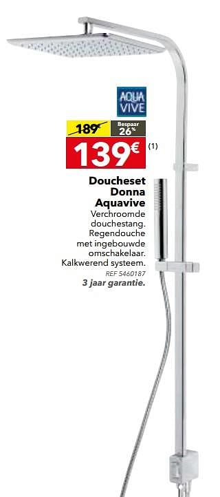 Promoties Doucheset donna aquavive - Donna - Geldig van 05/12/2017 tot 01/01/2018 bij BricoPlanit