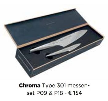 Promotions Chroma type 301 messenset p09 + p18 - Chroma - Valide de 27/11/2017 à 31/12/2017 chez ShopWillems