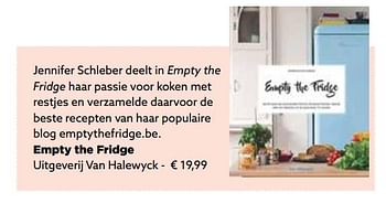 Promoties Empty the fridge - Huismerk - Shop Willems - Geldig van 27/11/2017 tot 31/12/2017 bij ShopWillems