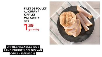 Promotions Filet de poulet au curry - kipfilet met curry - Produit maison - Alvo - Valide de 06/12/2017 à 12/12/2017 chez Alvo