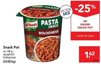 Promoties Snack pot - Knorr - Geldig van 29/11/2017 tot 12/12/2017 bij Makro
