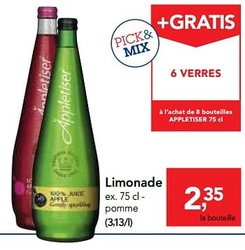 Promoties Limonade - Huismerk - Makro - Geldig van 29/11/2017 tot 12/12/2017 bij Makro
