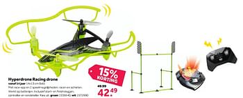 Promoties Hyperdrone racing drone - Silverlit - Geldig van 27/11/2017 tot 10/12/2017 bij Bart Smit