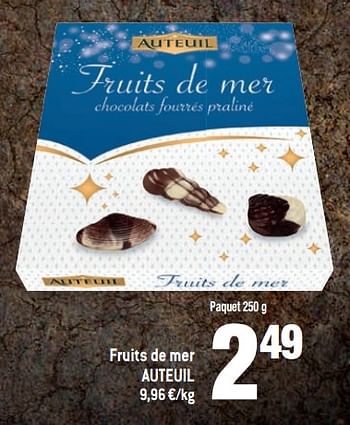 Promoties Fruits de mer auteuil - Auteuil - Geldig van 22/11/2017 tot 01/01/2018 bij Match