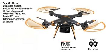 Promoties Pnj drone urbanos - PNJ - Geldig van 24/11/2017 tot 24/12/2017 bij Carrefour